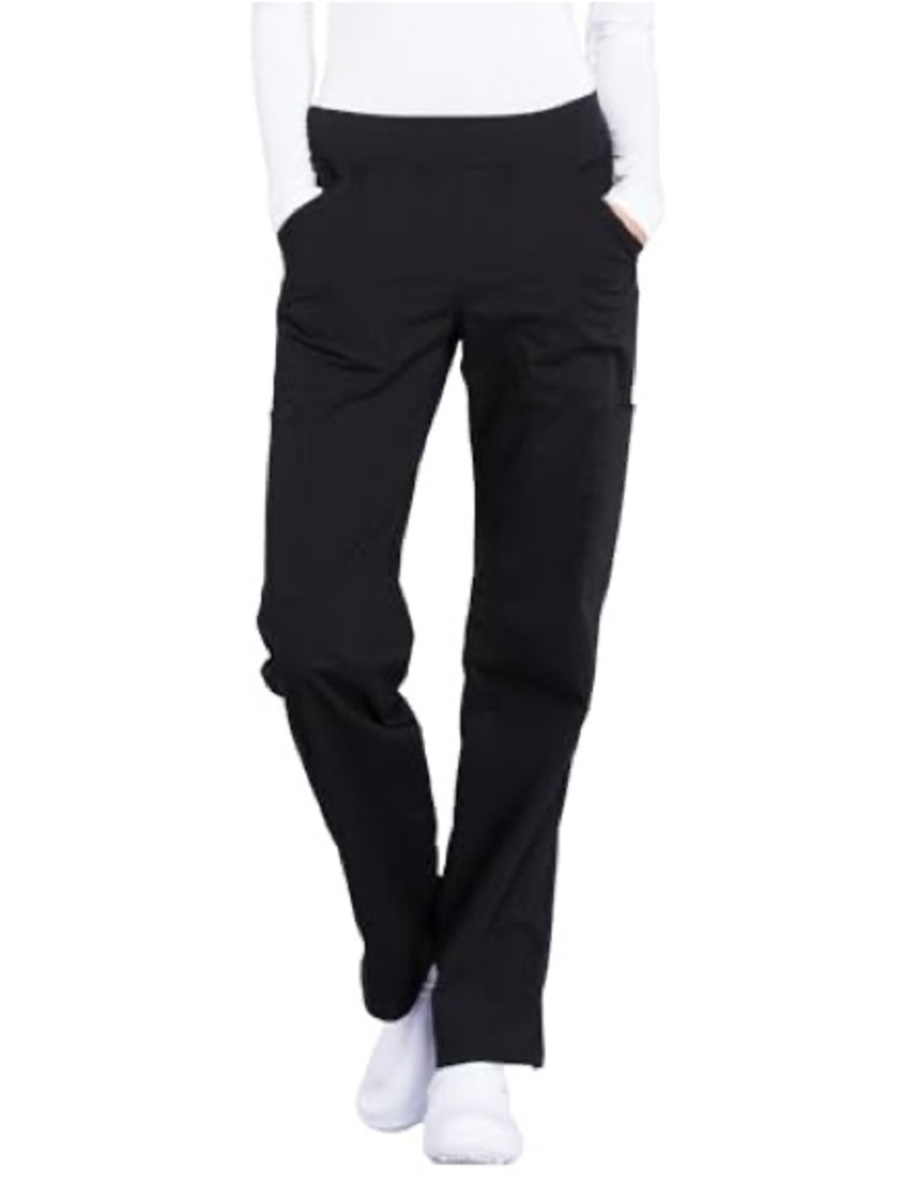 Cherokee Women's Black Straight-Leg scrub pants